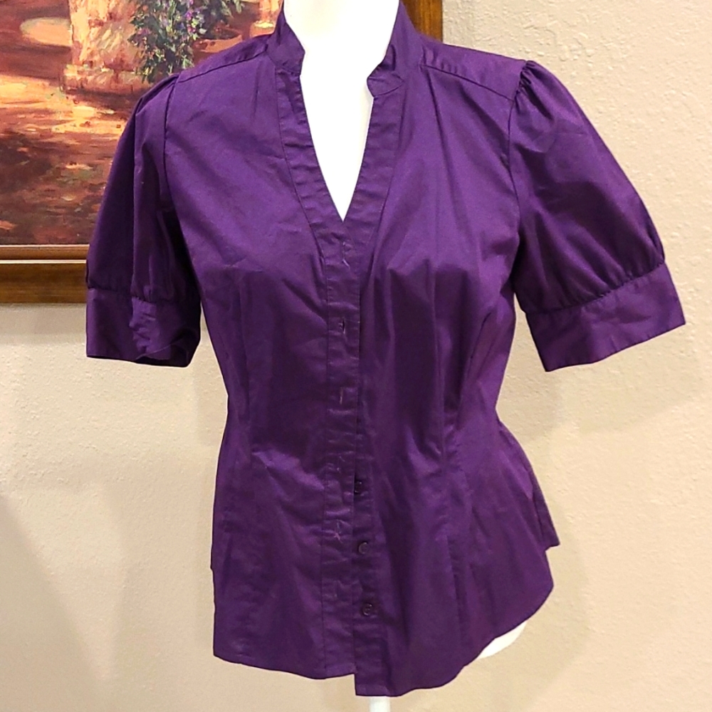 Casual top short sleeve size Medium AB studio